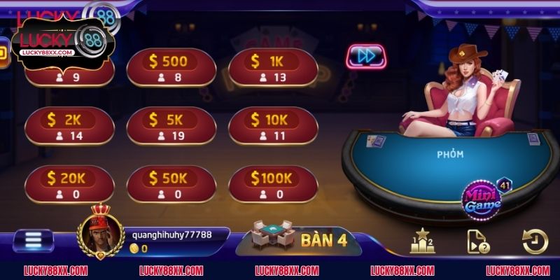 Bài phỏm online đòi hỏi sự tính toán, chiến lược cao