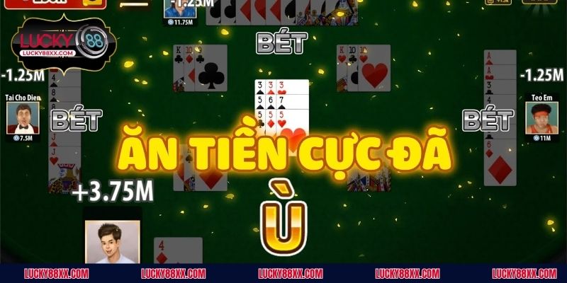 Bài phỏm online LUCKY88 mang đến trải nghiệm hấp dẫn