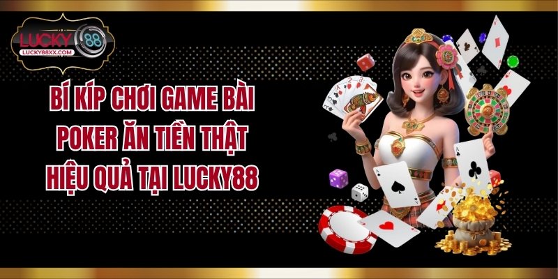 Bí Kíp Chơi Game Bài Poker Ăn Tiền Thật Hiệu Quả Tại LUCKY88