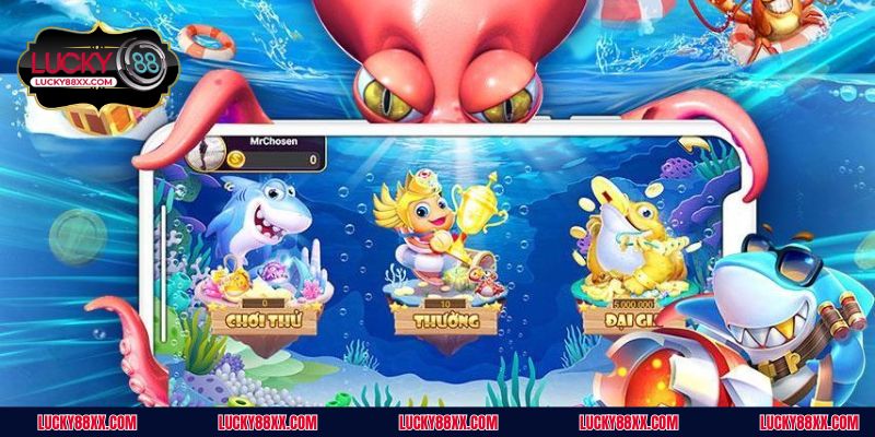 Giới thiệu về game đình đám Bắn Cá H5 tại Lucky88