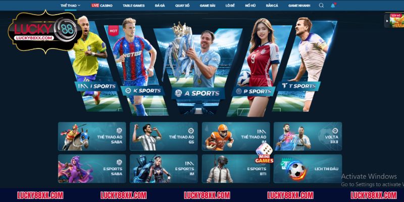 Khám phá nền tảng Thể thao LUCKY88: Đa dạng, chuyên sâu, dễ tiếp cận