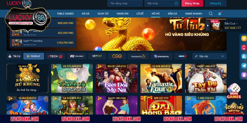 Khám phá nét đặc trưng của trò nổ hũ đổi thưởng trực tuyến tại LUCKY88