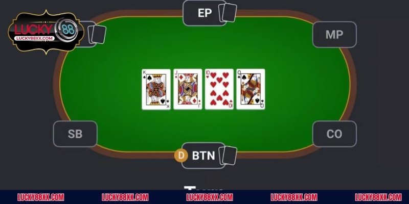 Lá bài chung thứ tư sẽ được lật lên ở vòng The Turn