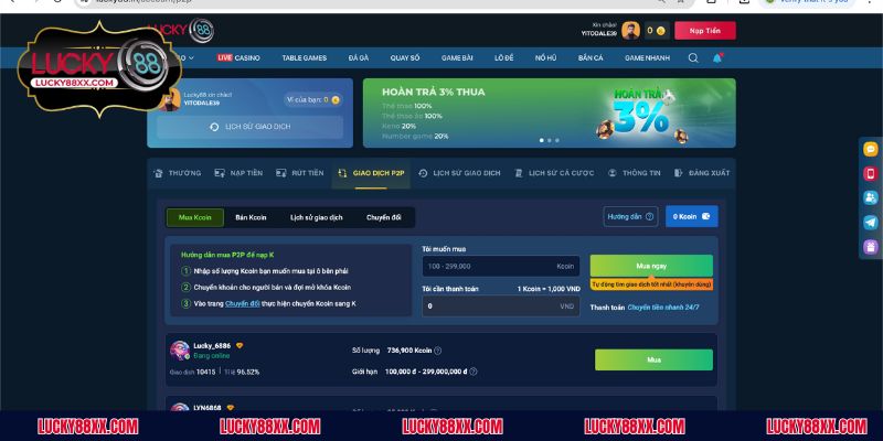 Những lưu ý khi nạp tiền vào LUCKY88 để tránh lỗi