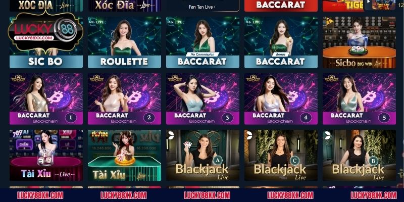 Top 3 tựa game cá cược Casino hot nhất tại sảnh